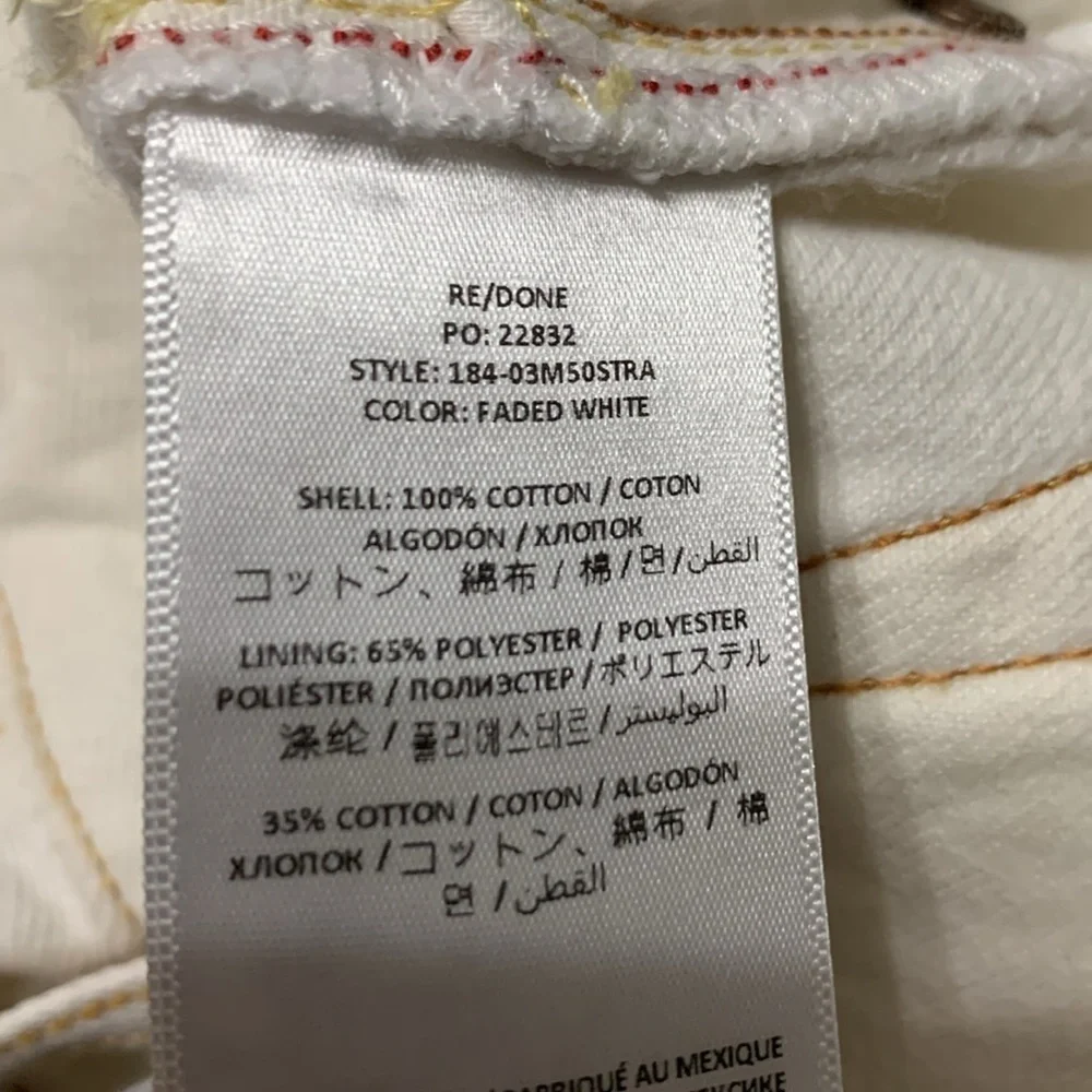 RE/DONE 50’s Straight Denim Jeans